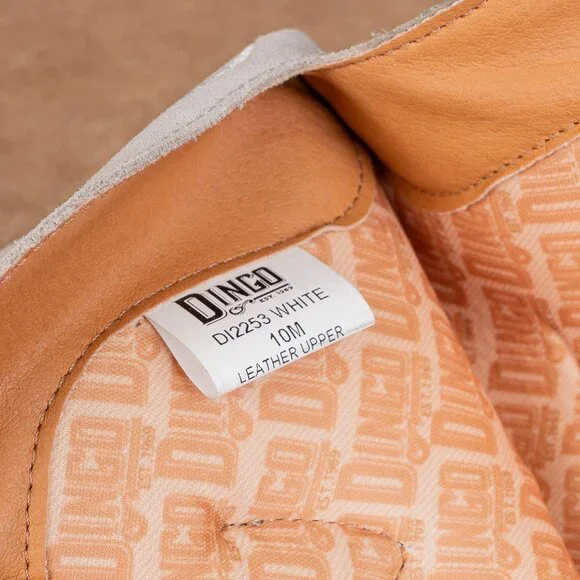 Dingo Women Evita Beige Suede Cowboy Western Party Knee Boots sz 10 - Picture 9 of 10